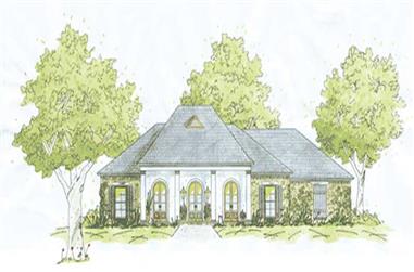 4-Bedroom, 2208 Sq Ft House Plan - 139-1167 - Front Exterior