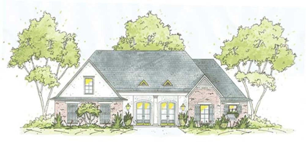 Ranch  home (ThePlanCollection: Plan #139-1172)