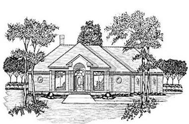 4-Bedroom, 2215 Sq Ft Ranch House Plan - 139-1194 - Front Exterior