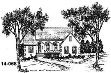 3-Bedroom, 1418 Sq Ft Country House Plan - 139-1218 - Front Exterior