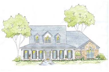 3-Bedroom, 2658 Sq Ft House Plan - 139-1222 - Front Exterior