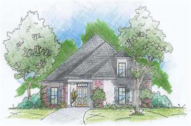 3-Bedroom, 2196 Sq Ft House Plan - 139-1233 - Front Exterior