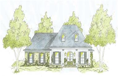 3-Bedroom, 2067 Sq Ft House Plan - 139-1237 - Front Exterior