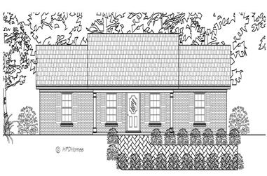 2-Bedroom, 1196 Sq Ft Country Home Plan - 140-1005 - Main Exterior