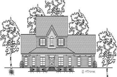 3-Bedroom, 3113 Sq Ft Cape Cod House Plan - 140-1019 - Front Exterior