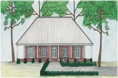 3-Bedroom, 2560 Sq Ft Country Home Plan - 140-1049 - Main Exterior