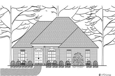 3-Bedroom, 1734 Sq Ft European Home Plan - 140-1052 - Main Exterior