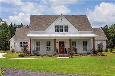5-Bedroom, 3245 Sq Ft Farmhouse Home - Plan #140-1091 - Front Exterior