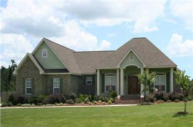 4-Bedroom, 2118 Sq Ft Acadian House Plan - 141-1123 - Front Exterior