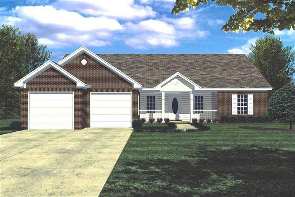 Main image for house plan # 141-1136