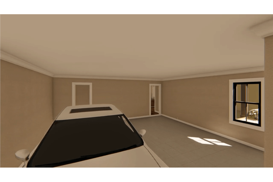 Garage of this 3-Bedroom,1400 Sq Ft Plan -141-1152