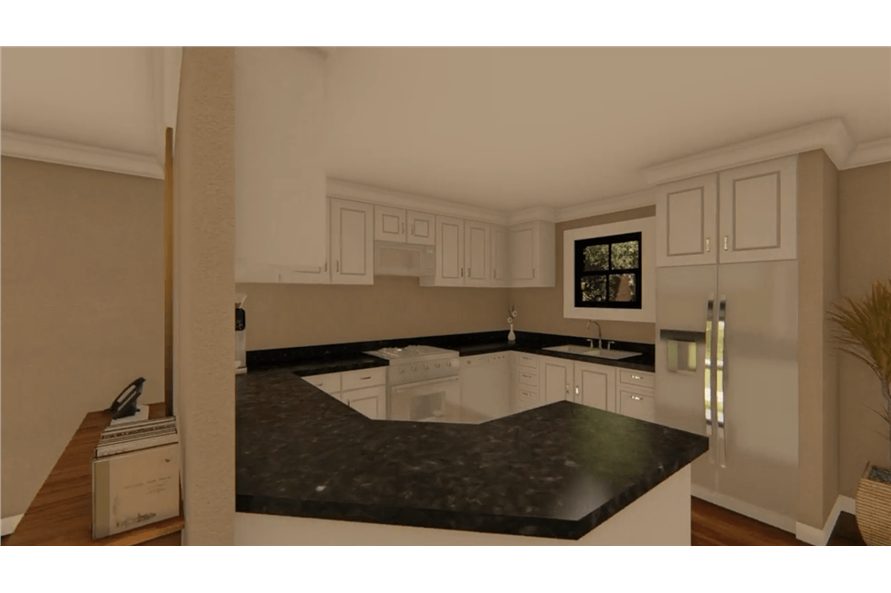Kitchen of this 3-Bedroom,1400 Sq Ft Plan -1400