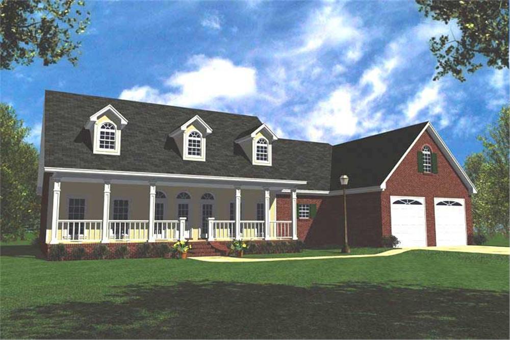 Main image for house plan # 7834