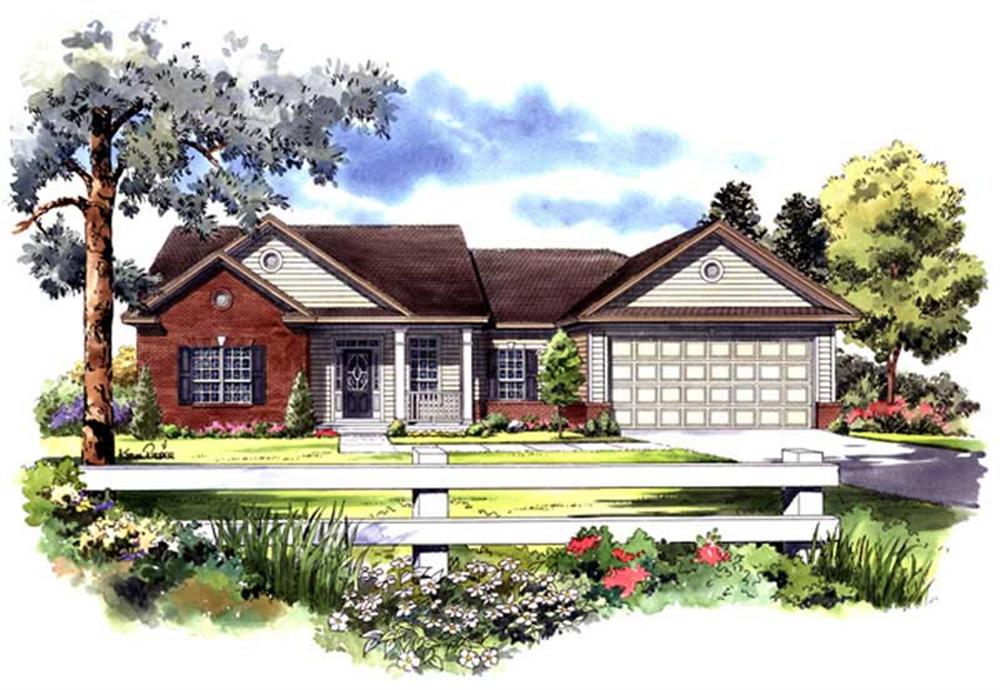Main image for house plan # 9298