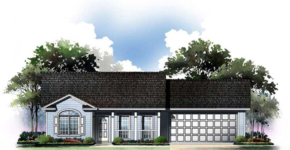 Main image for house plan # 9294