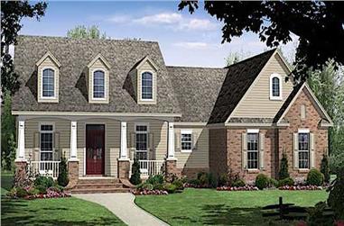 4-Bedroom, 2500 Sq Ft Country Home - Plan #141-1211 - Main Exterior