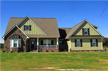 4-Bedroom, 2212 Sq Ft Country Home  Plan #141-1236 - Front Exterior