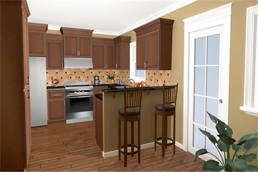 Kitchen of this 3-Bedroom,1509 Sq Ft Plan -1509