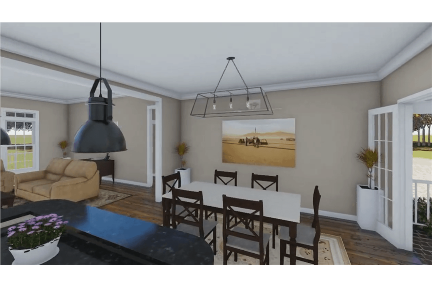 Dining Room of this 3-Bedroom,1640 Sq Ft Plan -1640