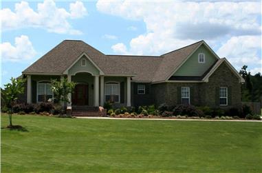3-Bedroom, 2108 Sq Ft Country House Plan - 141-1294 - Front Exterior
