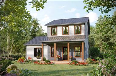 3-Bedroom, 1814 Sq Ft Country Home Plan - 141-1330 - Main Exterior