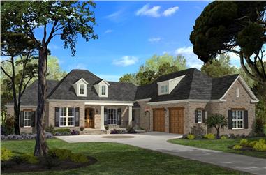 4-Bedroom, 2750 Sq Ft Country Home Plan - 142-1045 - Main Exterior