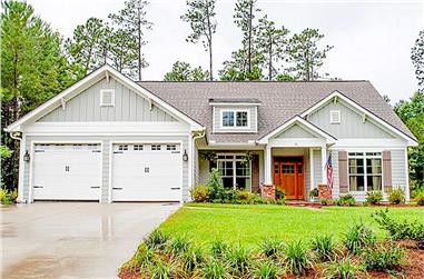 3-Bedroom, 2136 Sq Ft Country Plan - 142-1051 - Front Exterior