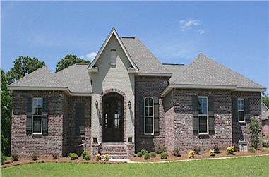 3-Bedroom, 1675 Sq Ft Acadian House - Plan - 142-1066 #Front Exterior