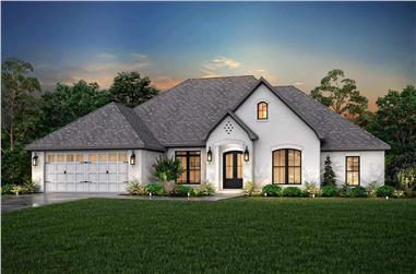 4-Bedroom, 2380 Sq Ft French Home Plan - 142-1142 - Main Exterior