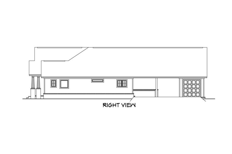 142-1159: Home Plan Right Elevation