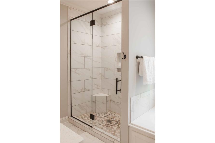 142-1204: Home Interior Photograph-Master Bathroom: Shower
