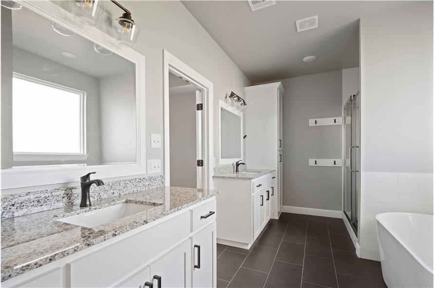 Master Bathroom of this 4-Bedroom,2373 Sq Ft Plan -142-1204