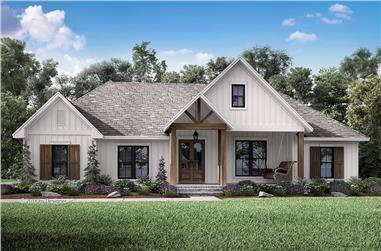 3-Bedroom, 2201 Sq Ft Country Home - Plan #142-1205 - Front Exterior
