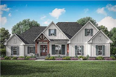 3-Bedroom, 2358 Sq Ft Farmhouse House - Plan #142-1213 - Front Exterior