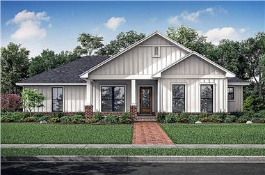 3-Bedroom, 1327 Sq Ft Country Home - Plan #142-1226 - Main Exterior