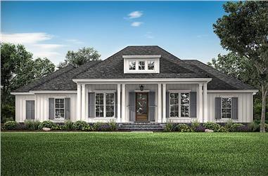 3-Bedroom, 2588 Sq Ft Contemporary Home Plan - 142-1234 - Main Exterior