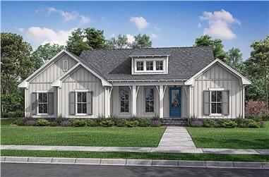 3-Bedroom, 1697 Sq Ft Contemporary House - Plan #142-1240 - Front Exterior