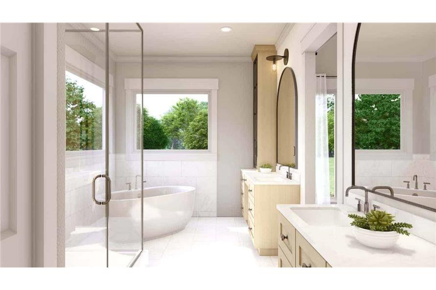 142-1242: Home Interior Photograph-Master Bathroom