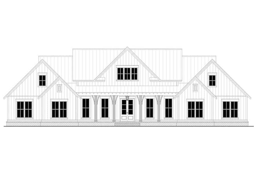 142-1244: Home Plan Front Elevation