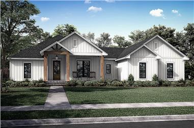 3-Bedroom, 2339 Sq Ft Contemporary Home - Plan #142-1247 - Main Exterior