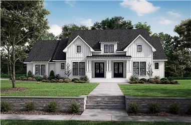 3-Bedroom, 2668 Sq Ft Modern Farmhouse House - Plan #142-1259 - Front Exterior