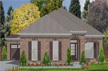 3-Bedroom, 2025 Sq Ft Ranch House Plan - 144-1018 - Front Exterior
