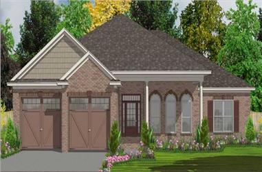 4-Bedroom, 2343 Sq Ft Bungalow House Plan - 144-1026 - Front Exterior