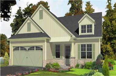 3-Bedroom, 1788 Sq Ft Small House Plans - 144-1034 - Main Exterior