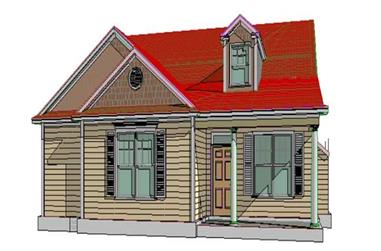 3-Bedroom, 1626 Sq Ft Country House Plan - 144-1060 - Front Exterior