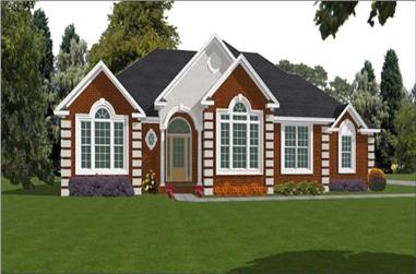 2-Bedroom, 2445 Sq Ft Contemporary Home Plan - 144-1075 - Main Exterior