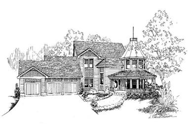 5-Bedroom, 3775 Sq Ft Contemporary House Plan - 145-1007 - Front Exterior