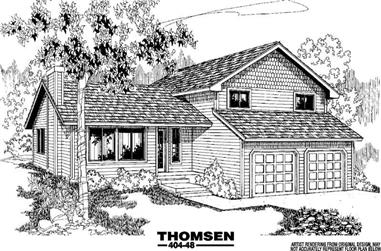 3-Bedroom, 1948 Sq Ft Traditional House Plan - 145-1018 - Front Exterior