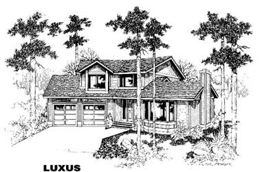 3-Bedroom, 1695 Sq Ft Small House Plans House Plan - 145-1036 - Front Exterior