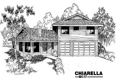 4-Bedroom, 2793 Sq Ft Contemporary House Plan - 145-1045 - Front Exterior